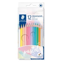 LÁPIS DE COR STAEDTLER 12 CORES PASTEL